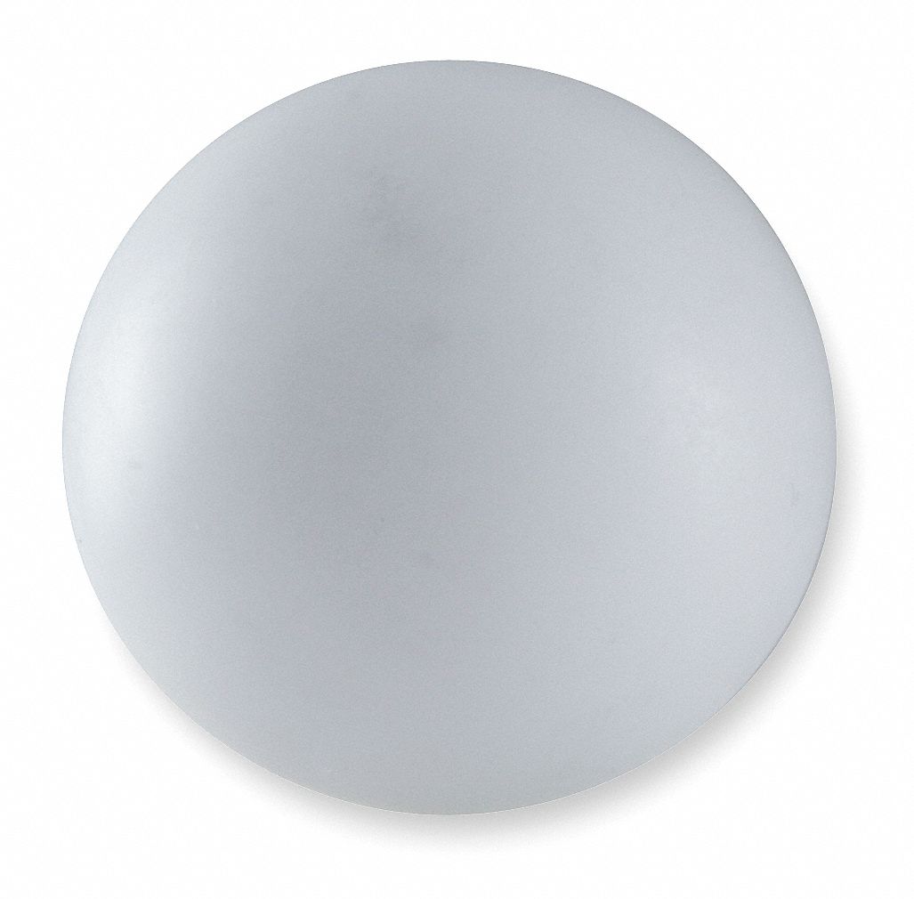 Rubber Convex Door Stop Wall Mount 2 1 4 Base Dia White Finish 1 Projection