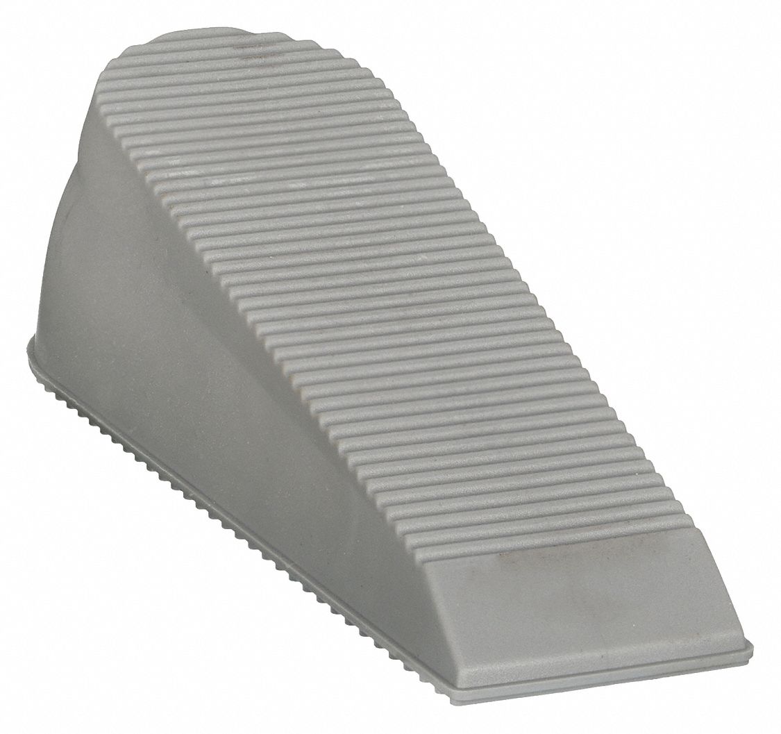 Door Wedge: 6 in Lg, 2 1/4 in Wd, 1 13/16 in Overall Ht