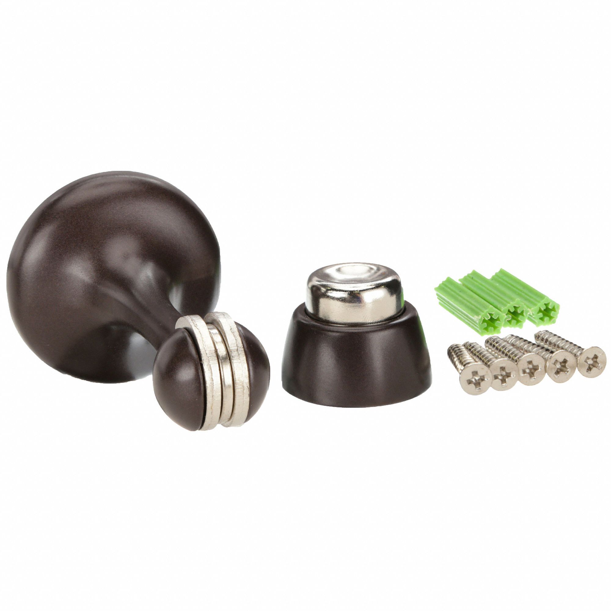 GRAINGER APPROVED Door Holder Wall, Antique Bronze, 1 in