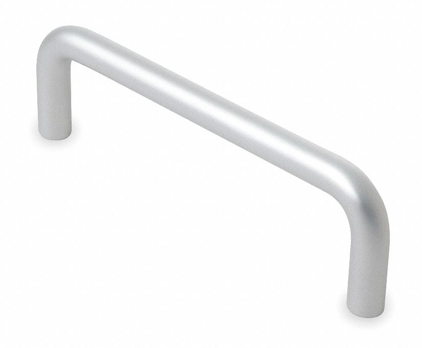 Pull Handle Silver Aluminum 5/16 in Dia