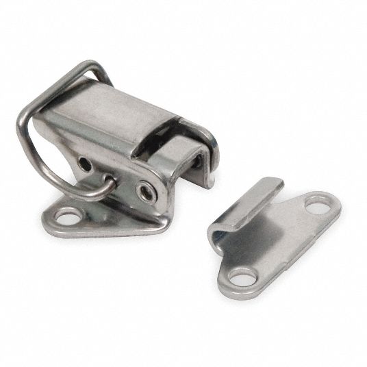 GRAINGER APPROVED Draw, Nonlocking, Draw Latch, 1 3/4 in, Stainless