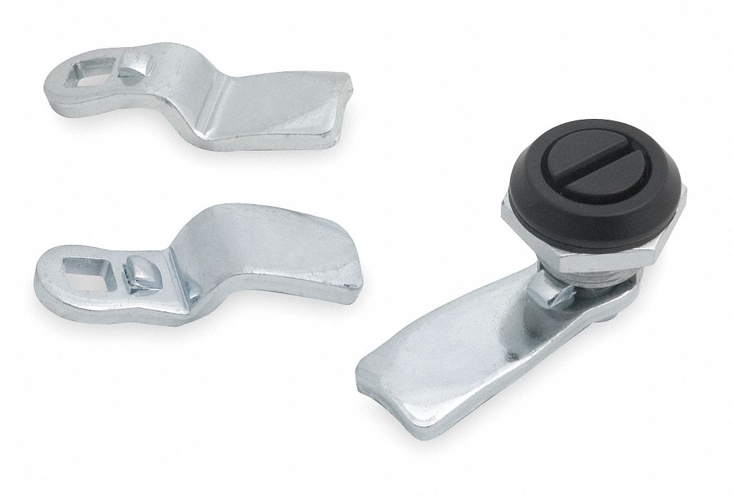 GRAINGER APPROVED Cam, Nonlocking, Cam Latch, 1 1/2 in, Black Powder