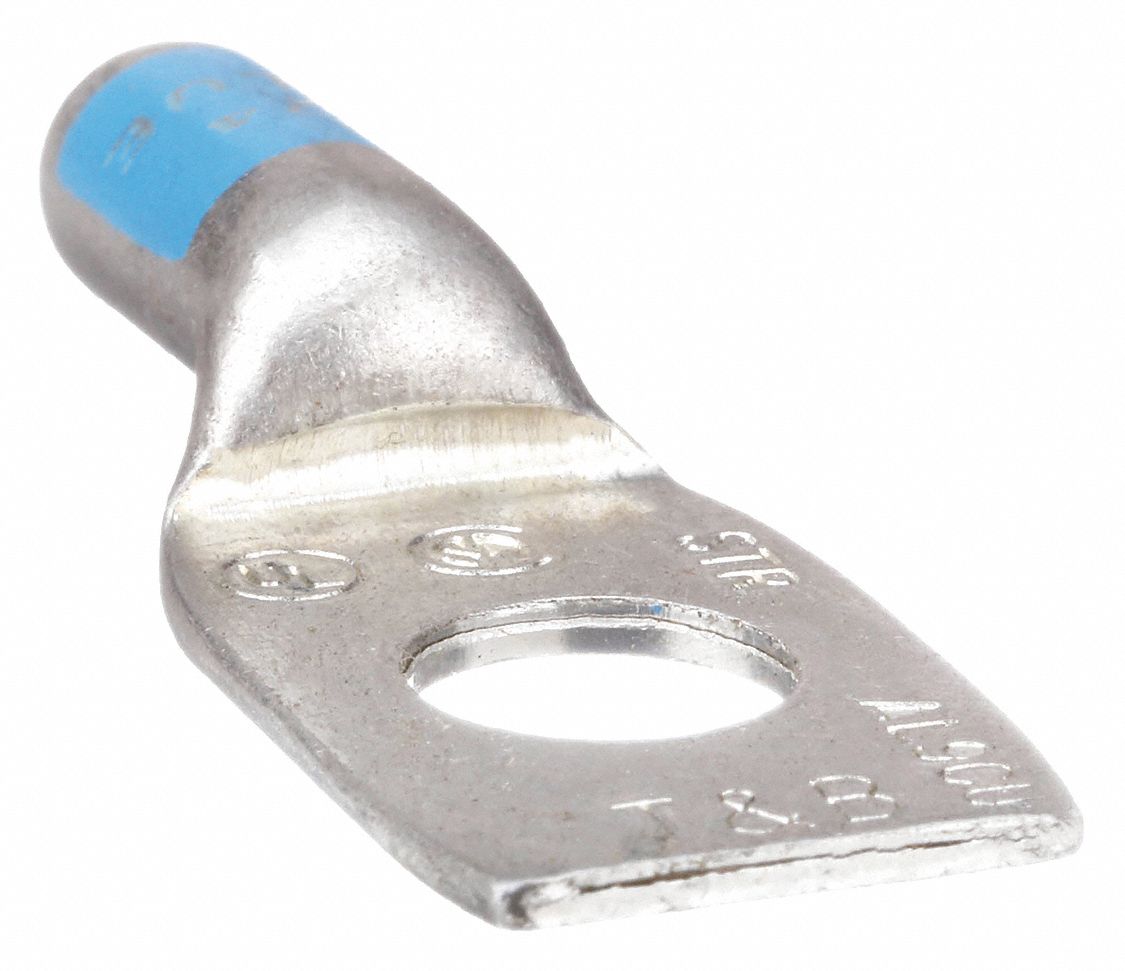 ONE-HOLE LUG COMPRESSION CONNECTOR, 8 AWG MAX WIRE SIZE