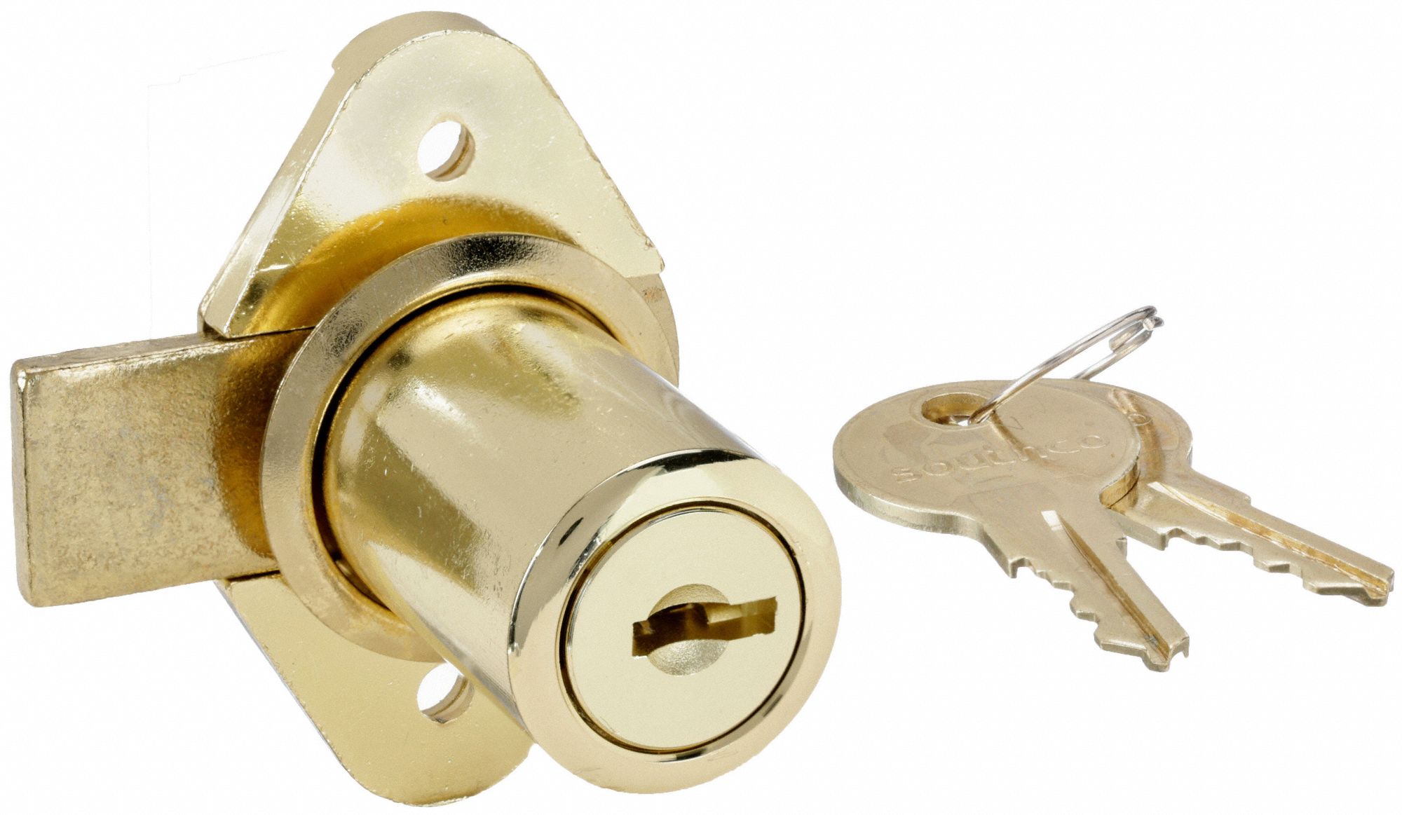 GRAINGER APPROVED and Drawer Dead Bolt Locks For 7/8 in