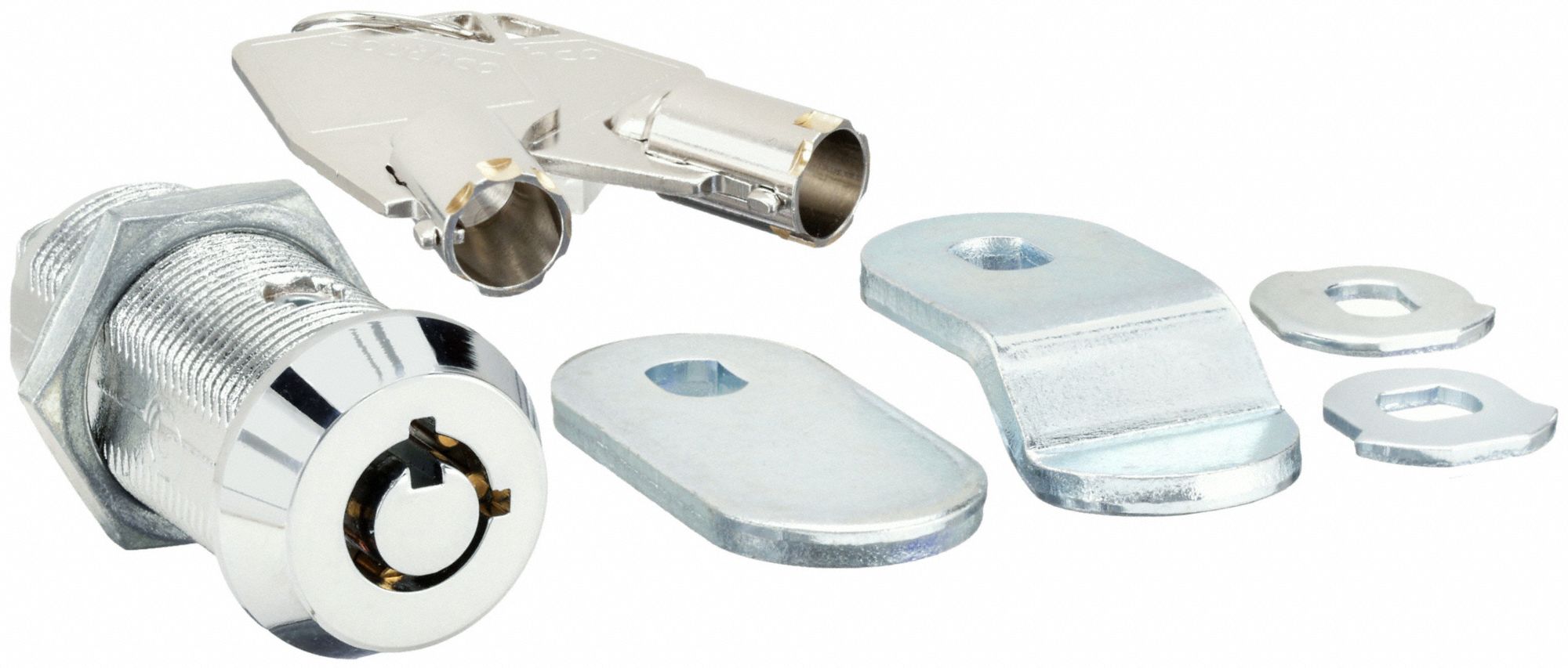 GRAINGER APPROVED Pin Tumbler Keyed Cam Lock For 1 9/64 in Material