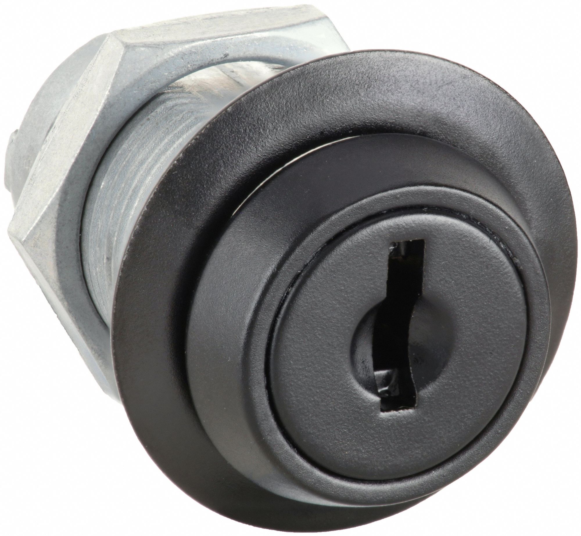 Disc Tumbler Keyed Cam Lock: For 1 1/32 in Material Thick, 3/4 in Mounting Hole Dia., Keyed Alike