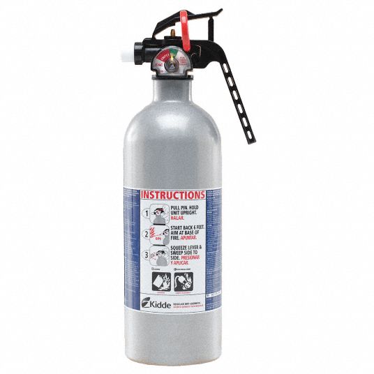 KIDDE 2 lb Extinguisher Capacity Fire Extinguisher 1XTG4 FX511 Grainger