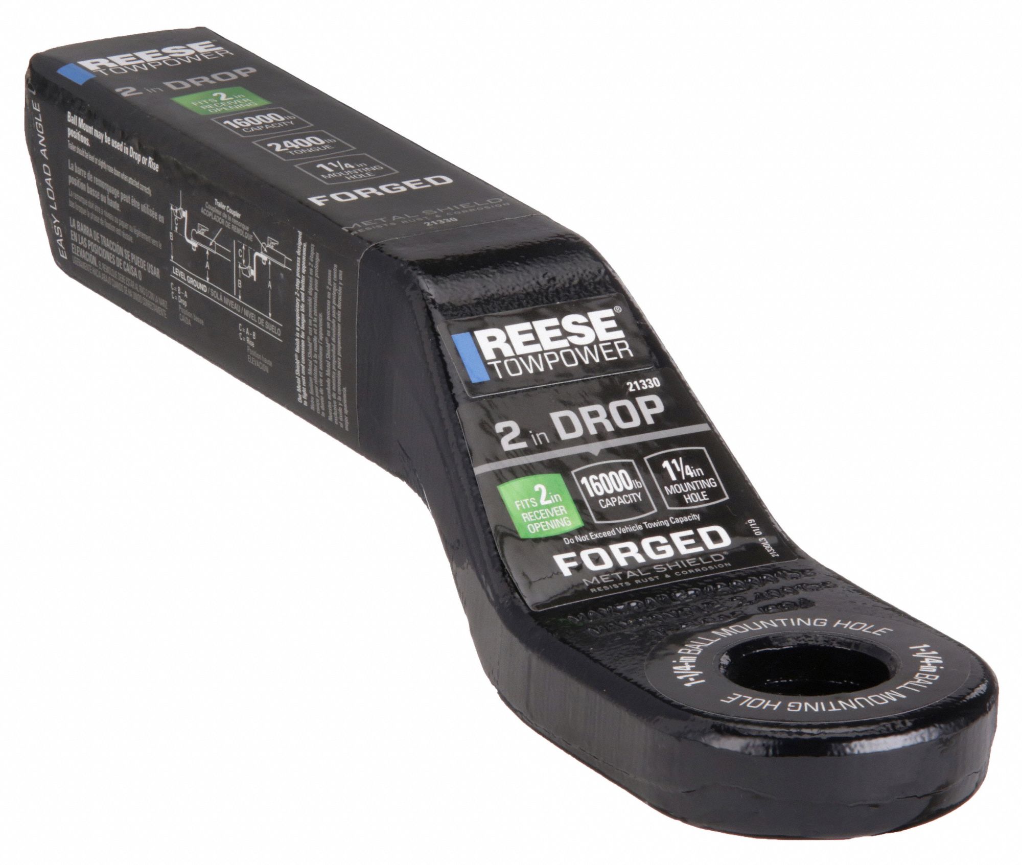 Forged Ball Mount: V, 1 1/4 in Compatible Ball Shank Dia, Ball Mounts Ball Mount, Steel