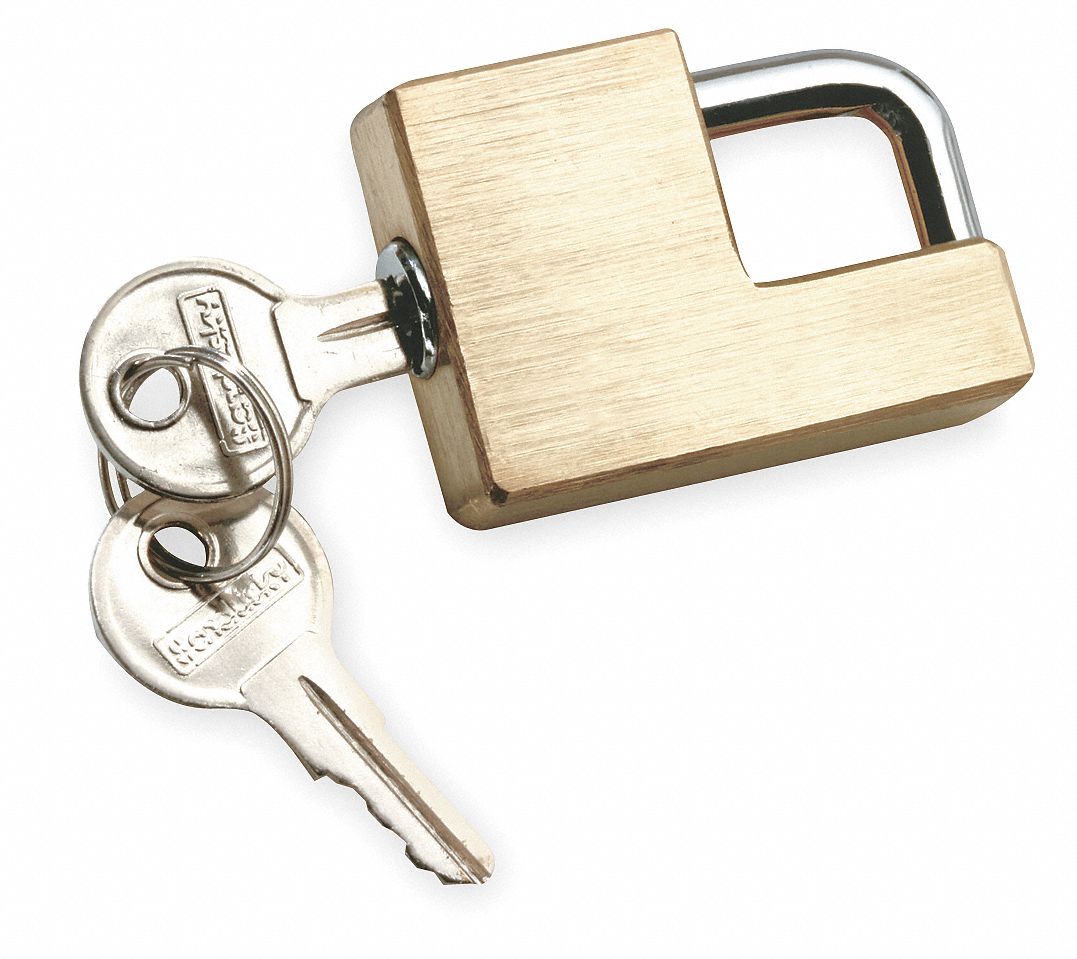 1XUB6 - Adjustable Coupler Lock Brass