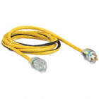 LIGHTED EXTENSION CORD, 10 FT CORD, 12 AWG WIRE SIZE, 12/3, SJTW, NEMA 5-15P