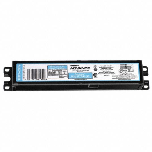 ADVANCE CFL Ballast Compact Fluorescent, 120 to 277V AC, 3 Bulbs