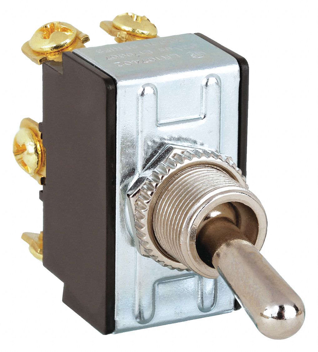 TOGGLE SWITCH,HEAVY DUTY,DPDT,ON/ON