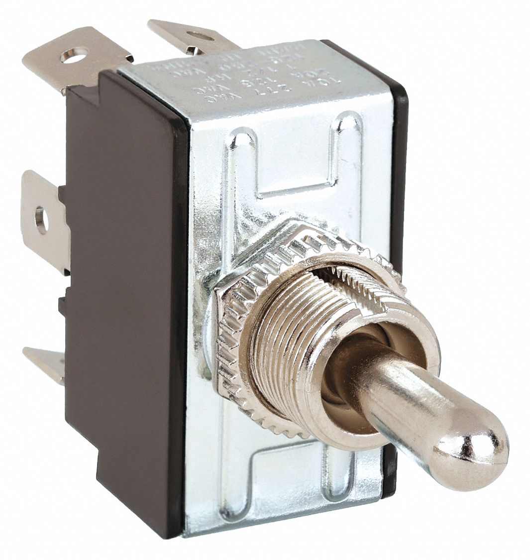 IDEAL, DPDT, 6 Connections, Toggle Switch 1XWR8774003 Grainger