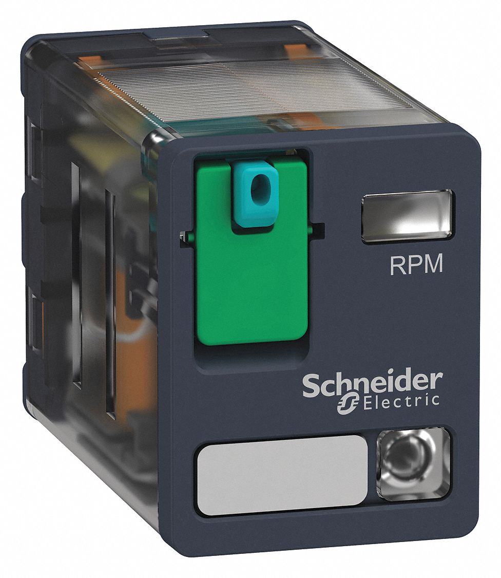 SCHNEIDER ELECTRIC RPM22BD Gen Purpose Relay,8 Pin,Square,24VDC