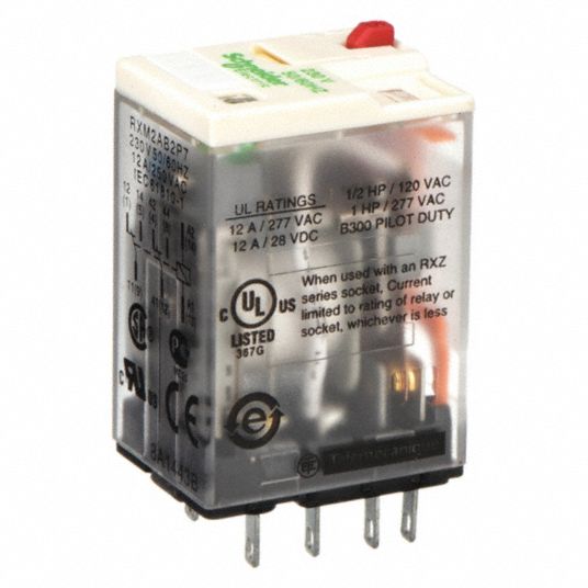 Реле schneider electric rxm2ab2p7