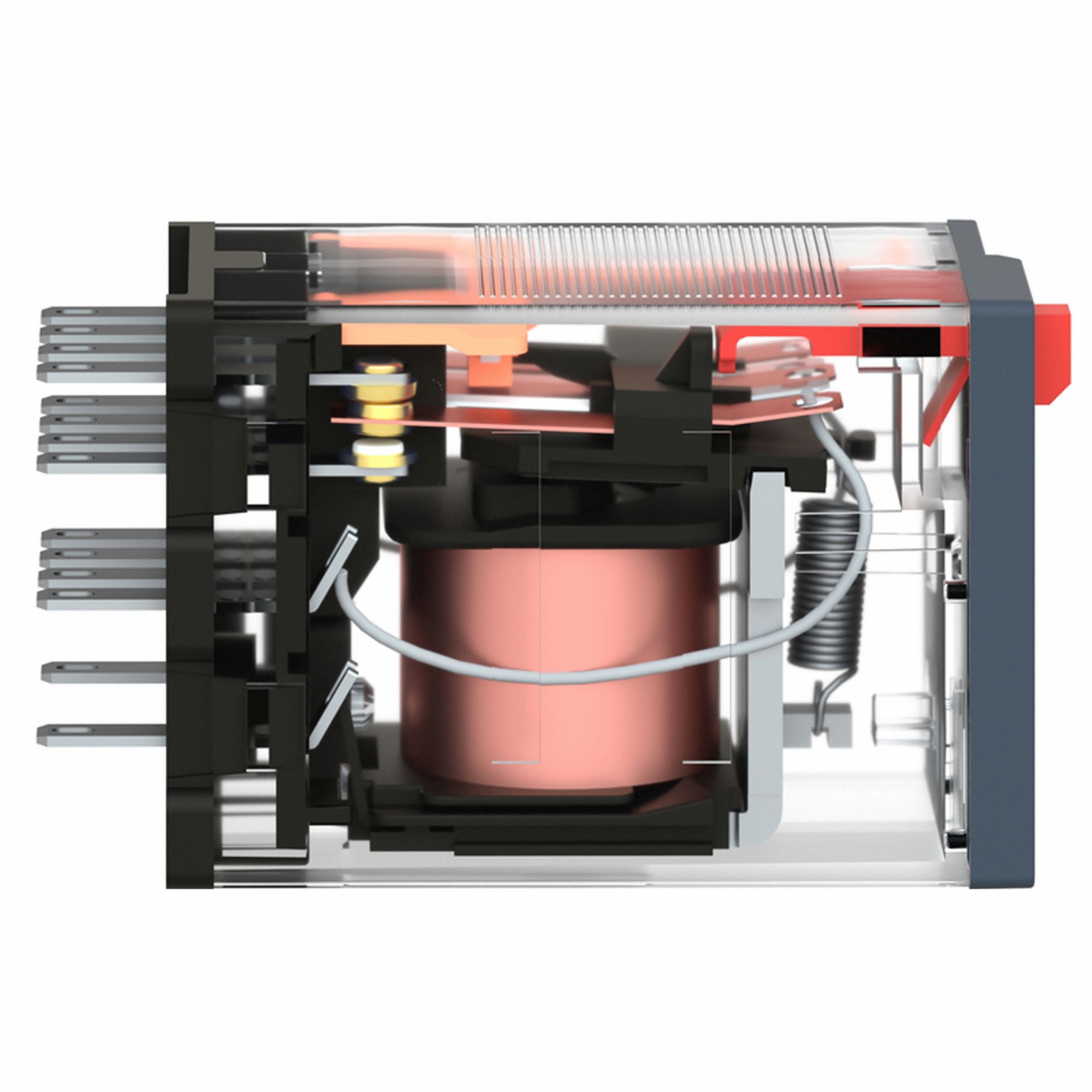 RELAIS USAGE GENERAL, 24 V CA, CARRE