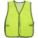 GILET HTE VISIBILITÉ,TAILLE UNIVERSELLE,LIME,MAILLE POLYESTER,FERMETURE AUTOAGRIPPANTE