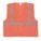 GILET HTE VISIBILITÉ,G,ORNG,POLYESTER SOLIDE,FERMETURE AUTOAGRIPPANTE,BANDES SIMPLES,CLASSE 1