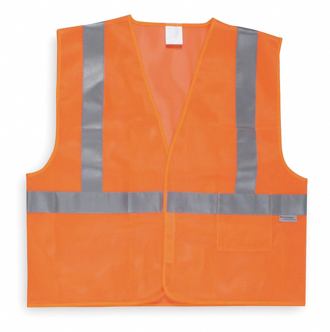 CONDOR High Visibility Vest, Class 2, 5XL, Orange - 5NVE6|5NVE6 - Grainger