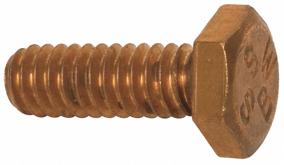 GRAINGER APPROVED Hex Head Cap Screw, Hex Head Cap Screw, 1/4"20, 3/4