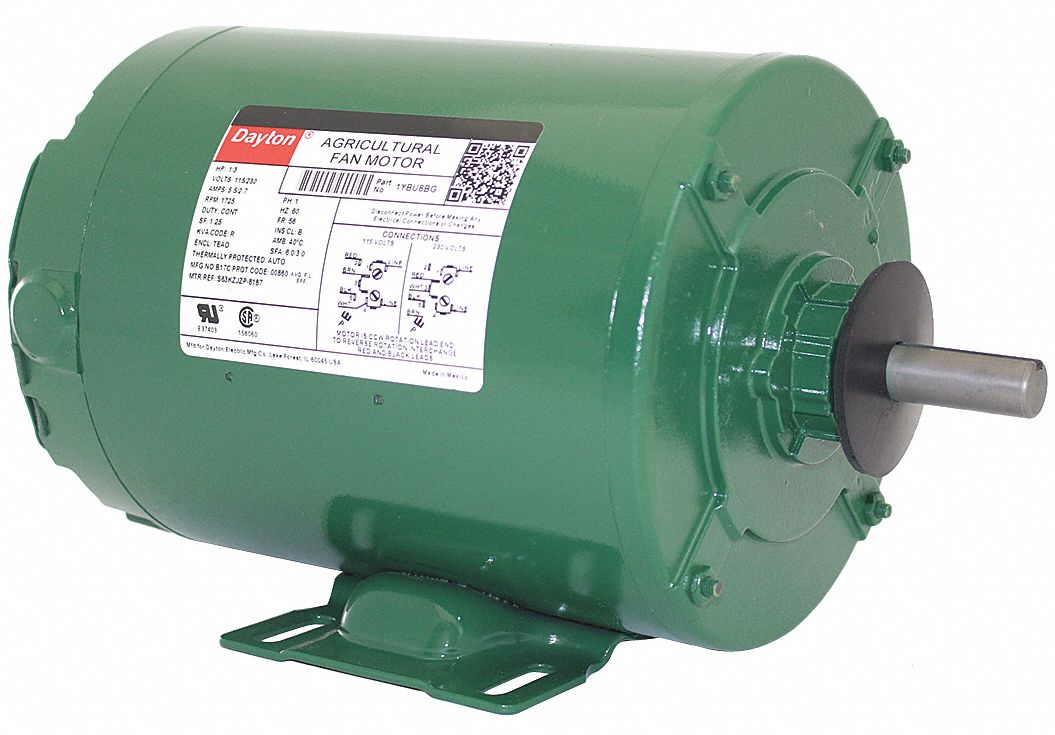 1YBU8 - Agricultural Fan Motor TEAO 1725 RPM