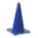 TRAFFIC CONE, NOT FOR ROADWAY USE, NON-REFLECTIVE, 18 IN, BLUE