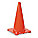 TRAFFIC CONE, NOT FOR ROADWAY USE, NON-REFLECTIVE, 18 IN, RED