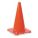 TRAFFIC CONE, NOT FOR ROADWAY USE, NON-REFLECTIVE, 18 IN, RED