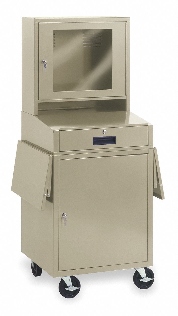 1YCB3 - Computer Cabinet 24-1/2x22-1/2x62-3/4 In