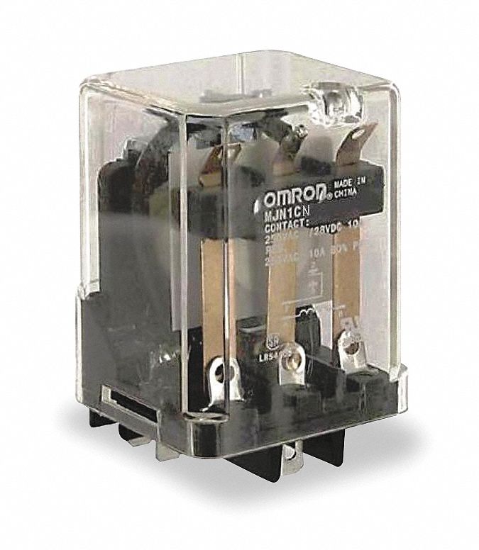 OMRON General Purpose Relay, 12V DC Coil Volts, 10A 240V AC Contact