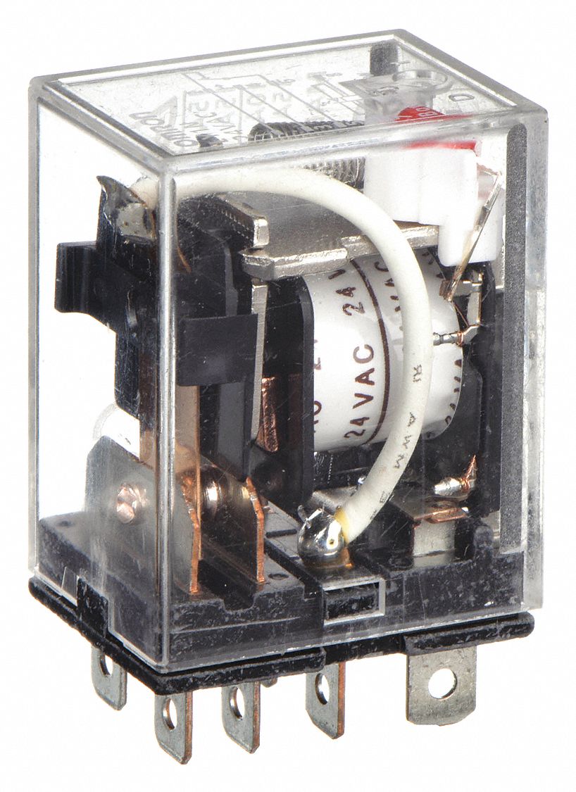 RELAIS PLUGIN DEL SPDT 24 VOLTS BOB
