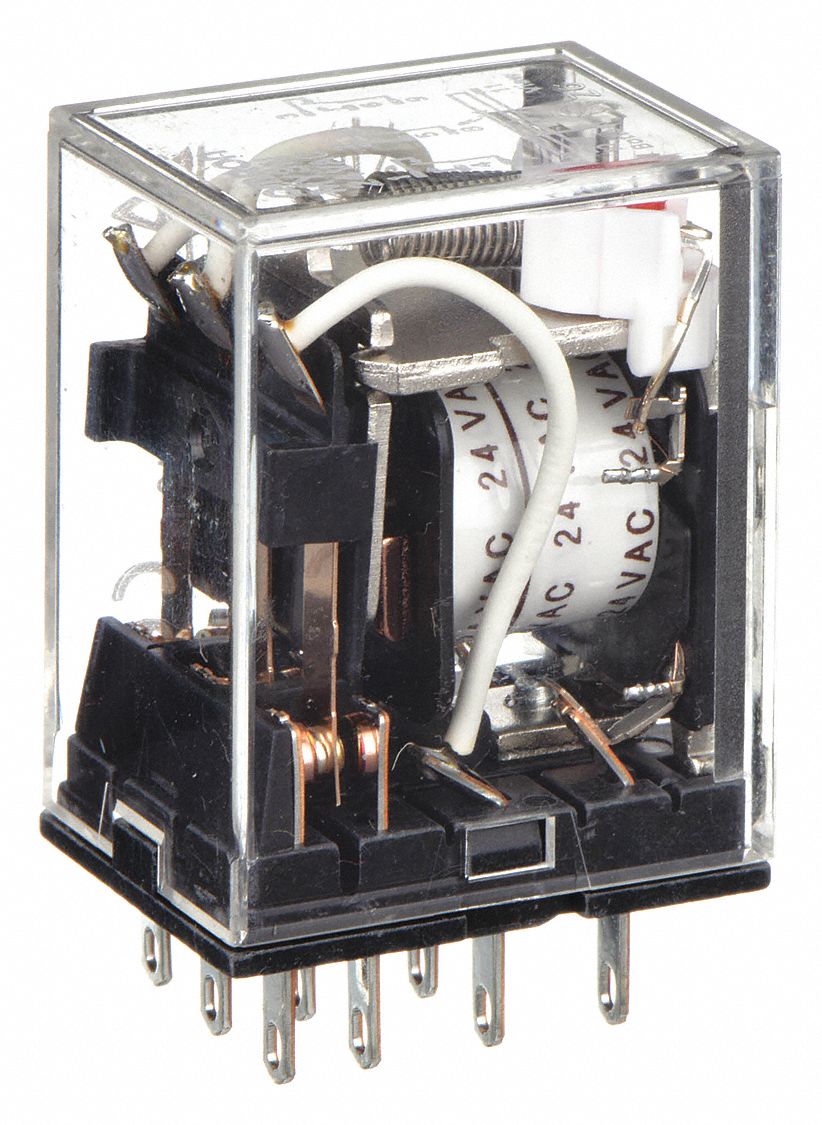 RELAIS PLUG-IN DEL 3PDT 24VAC V BOB