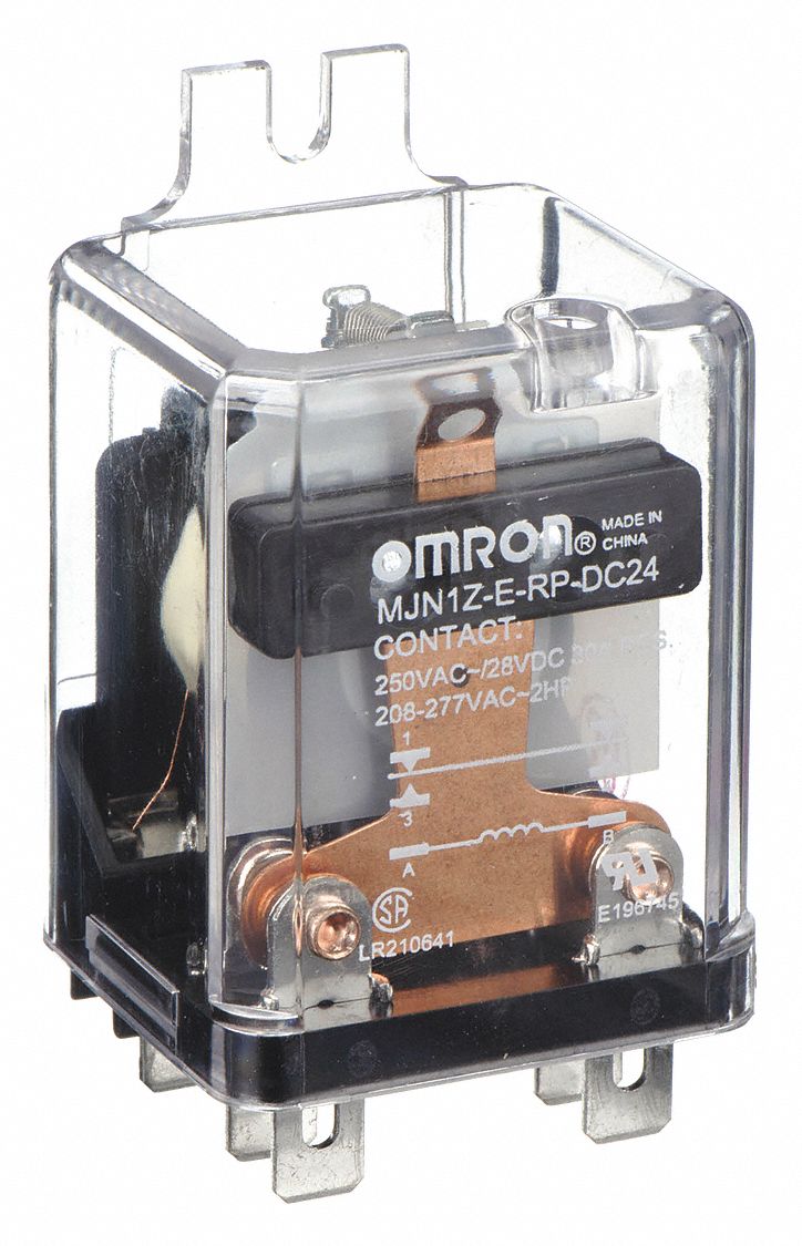 Flange Mount Relay: Surface (Side Flange) Mounted, 30 A Current Rating, 24V DC, SPDT