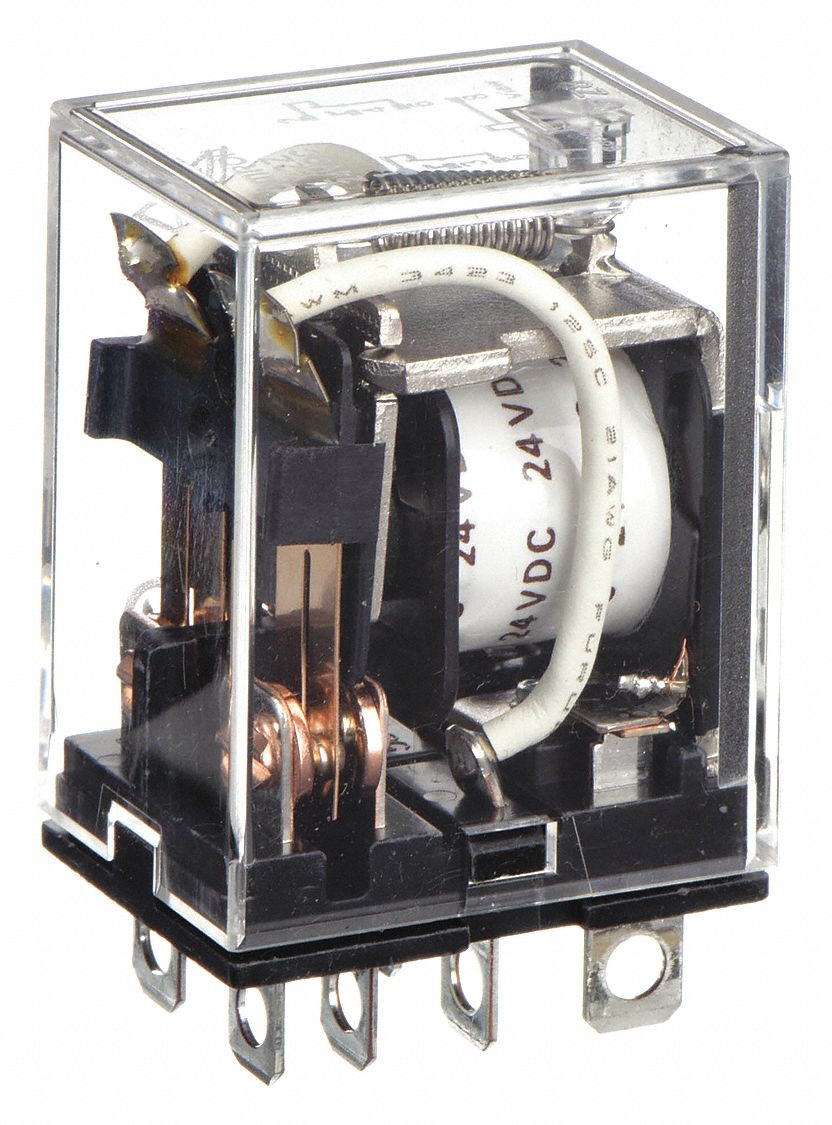 General Purpose Relay: Socket Mounted, 7 A Current Rating, 24V DC, 8 Pins/Terminals, DPDT