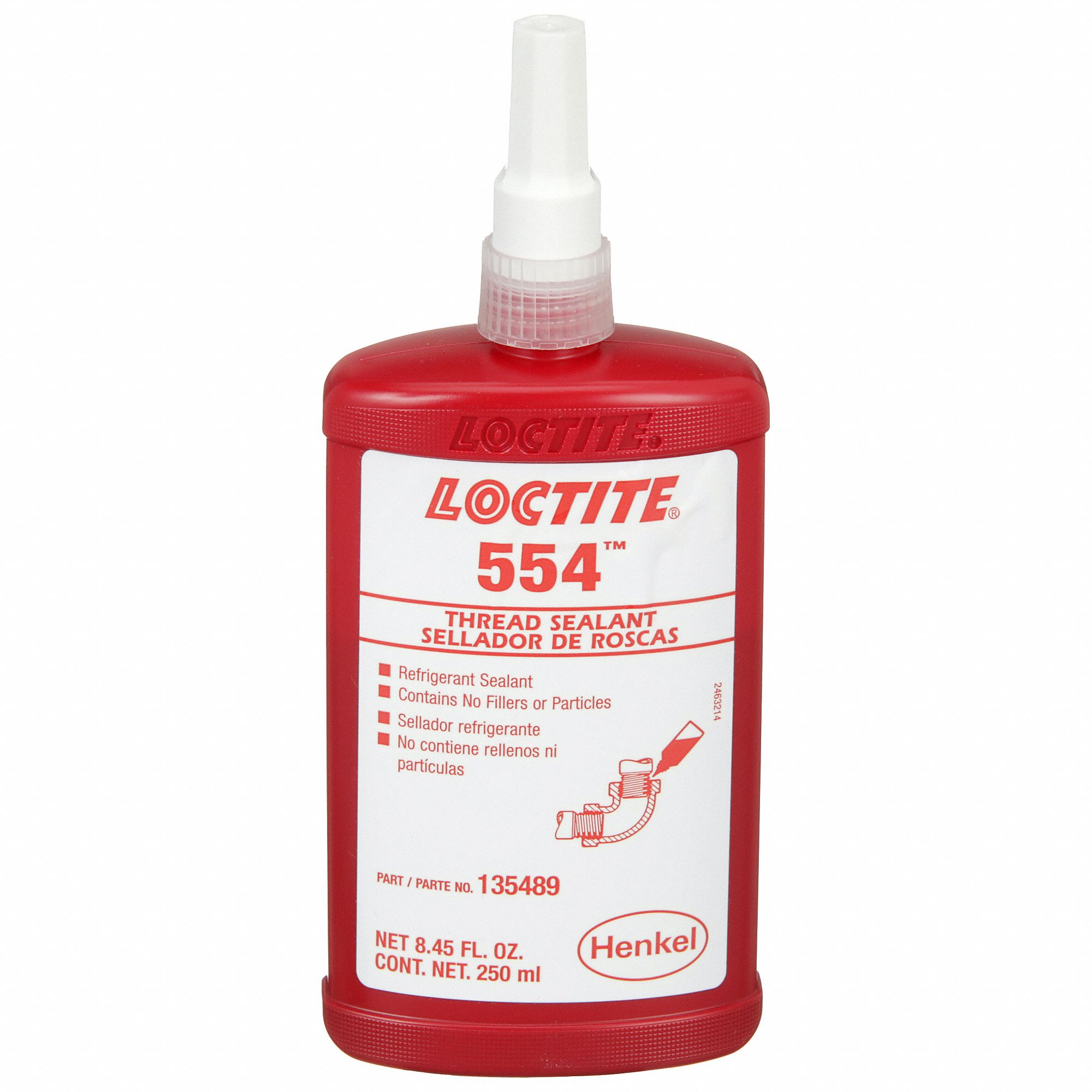 LOCTITE, 554, 8.5 fl oz, Pipe Thread Sealant 1YDZ4135489 Grainger