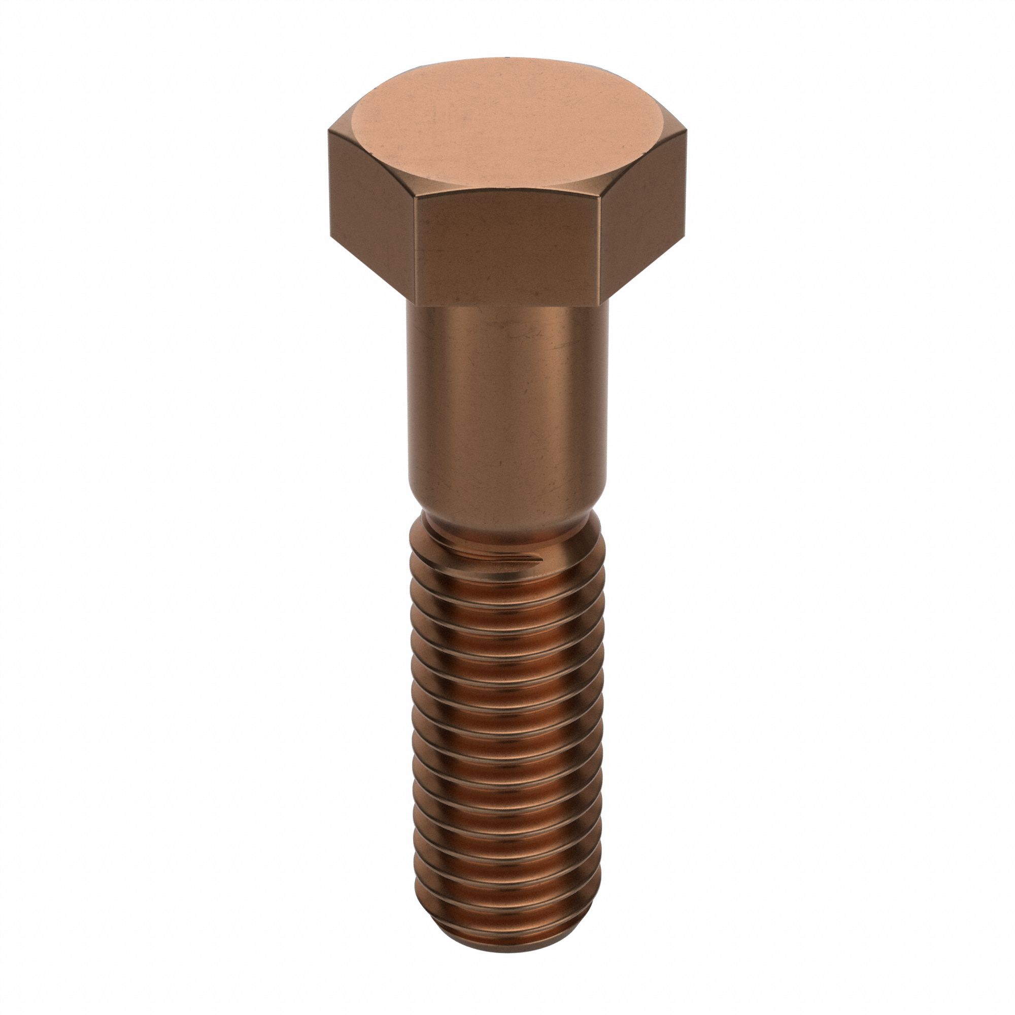 HEX HEAD CAP SCREW, BRONZE, PLAIN FINISH, ½