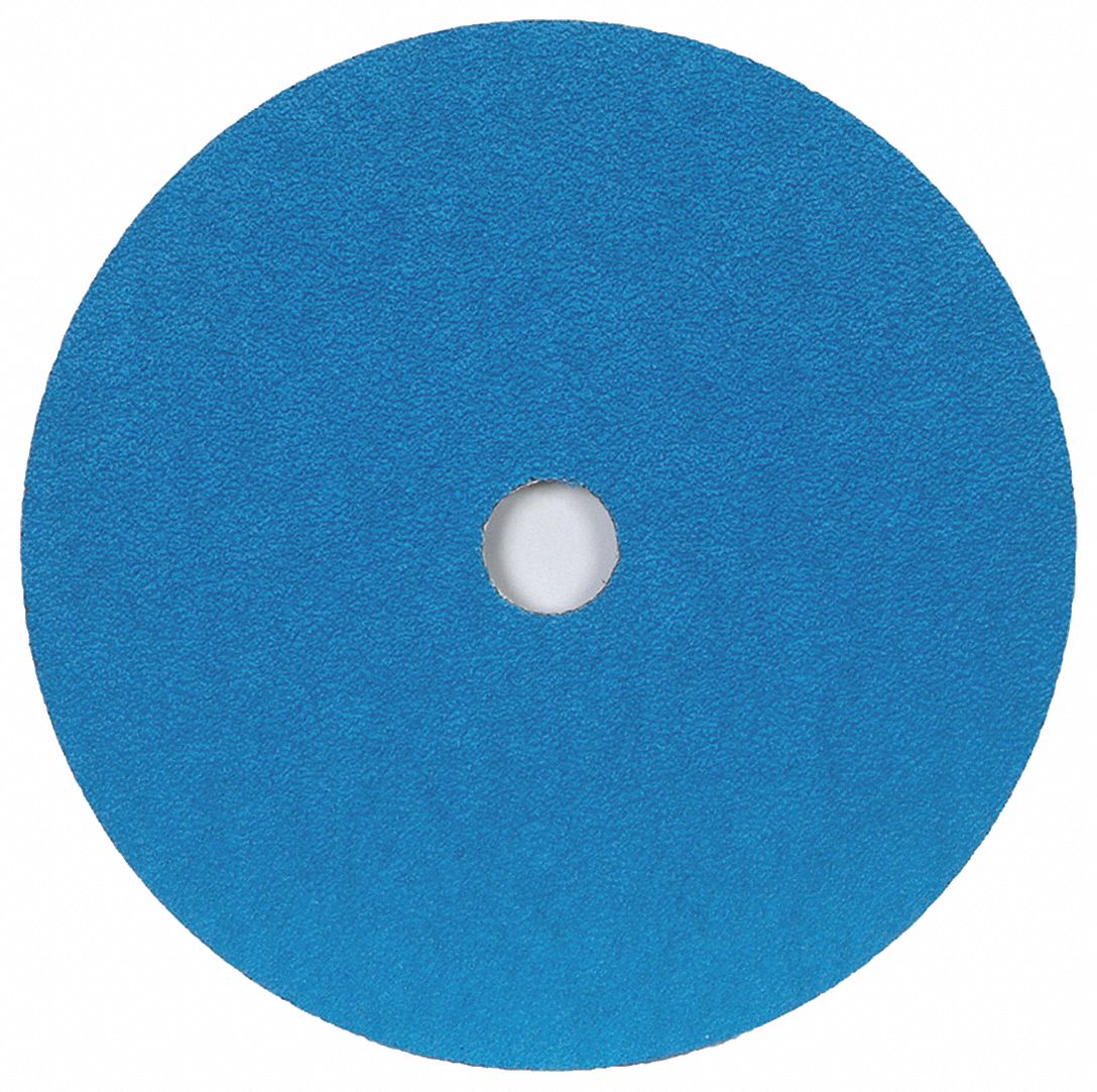 Fiber Disc: 4-1/2" x 7/8", Zirconia Alumina, 50 Grit, BlueFire F826, 25 PK