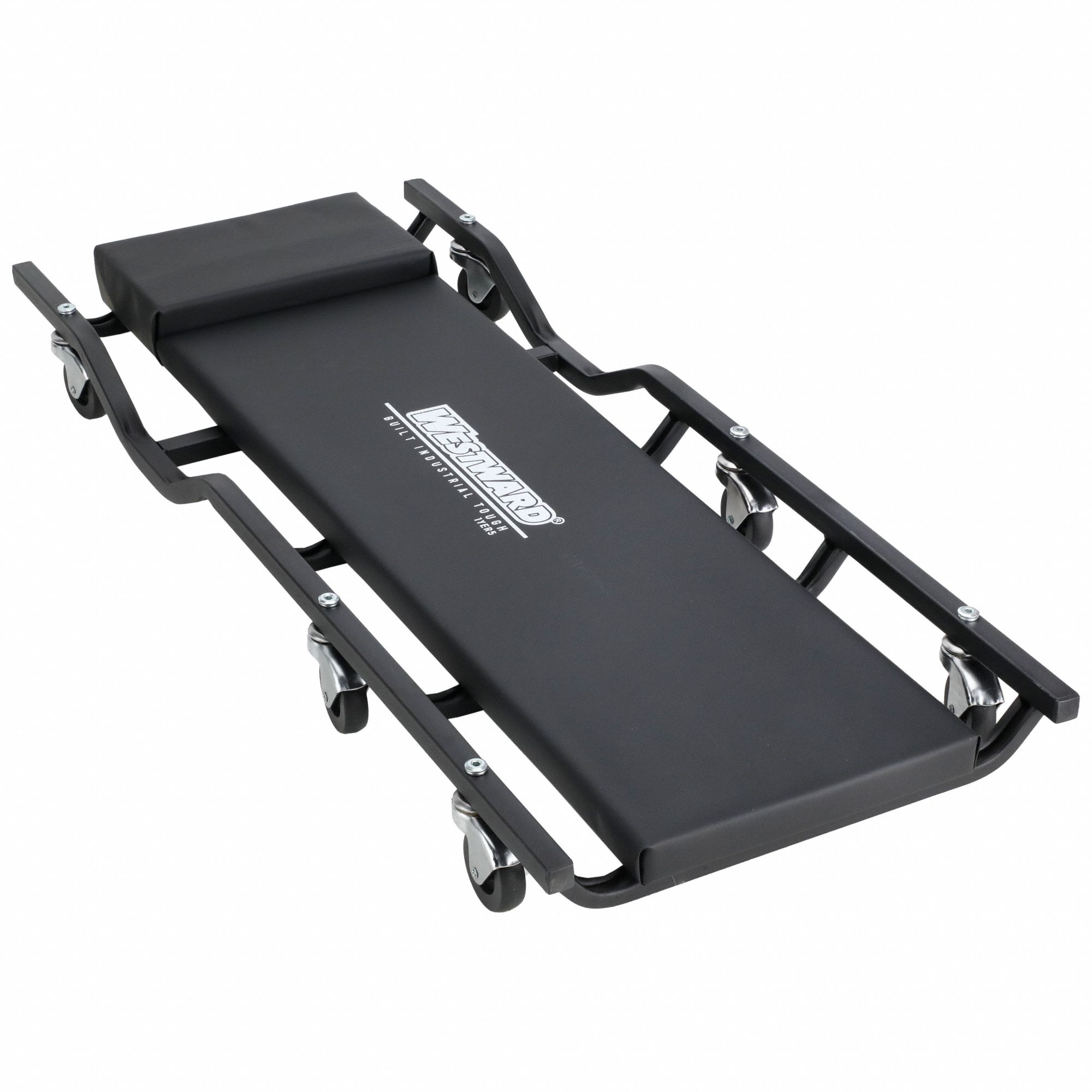 CREEPER, STANDARD-DUTY, 250 LB MAX LOAD CAPACITY, 4⅛ IN H RANGE, STEEL
