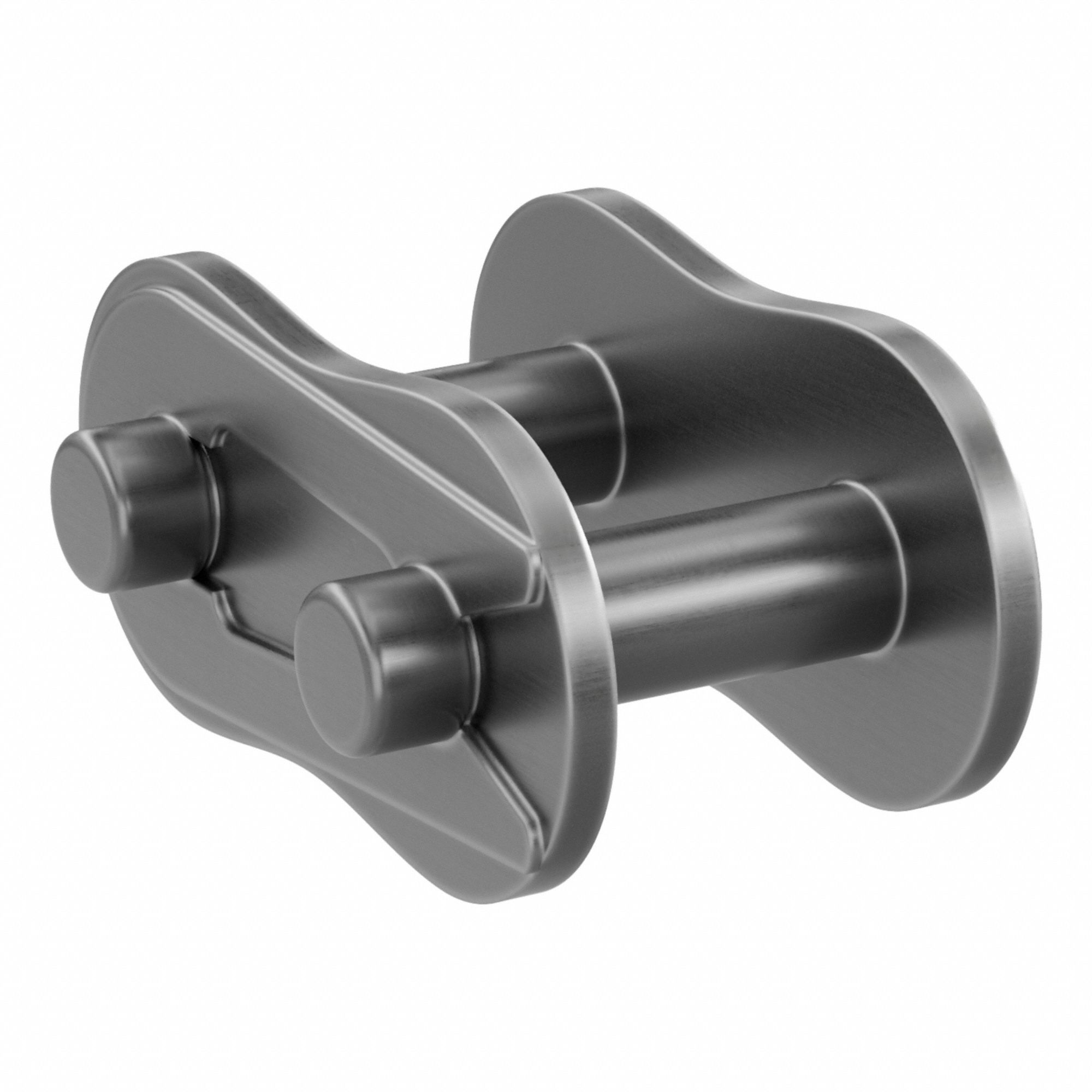 Connecting Link: Connecting, Single Strand, 10B, 5/8 in Pitch, 13/16 in Chain Overall Wd