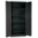 STORAGE CABINET, 36 IN X 21 IN X 78 IN, SWING HANDLE & PADLOCK HASP, 14 GA PANEL THICK