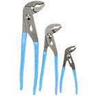 TONGUE AND GROOVE PLIER SET,DIPPED,3PCS.
