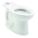 TOILET BOWL: AMERICAN STD CADET PRO, 1.28/1.6 GPF, ELONGATED BOWL, WHITES, TOP