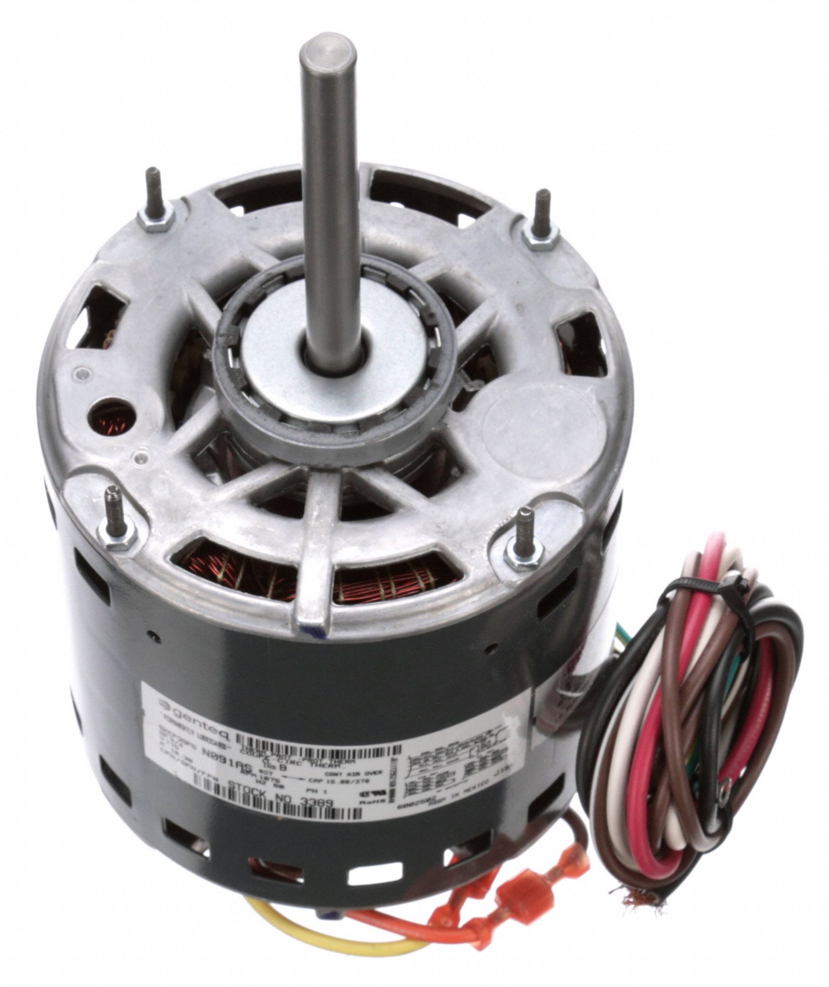 GENTEQ Direct Drive Blower Motor, 3/4 HP, Permanent Split Capacitor ...