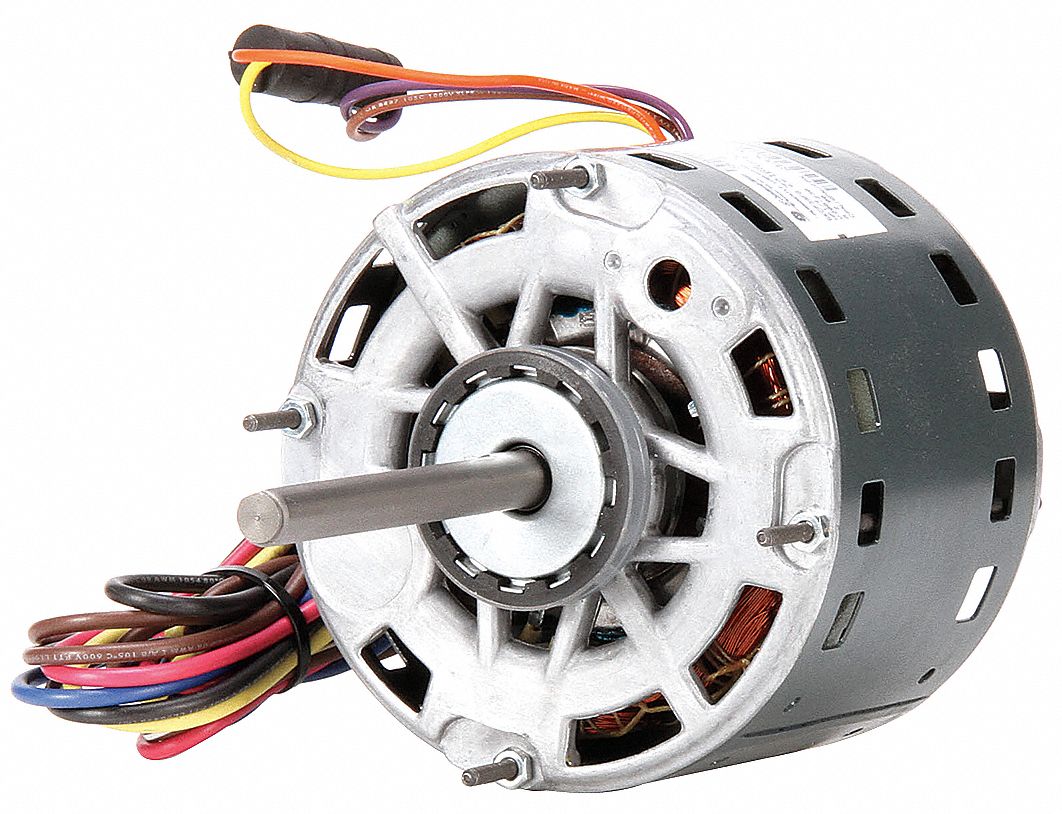 1/4 HP Direct Drive Blower Motor, Permanent Split Capacitor, 1075