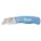 FOLDING KNIFE,6 IN,CLIP BLADE,BLUE