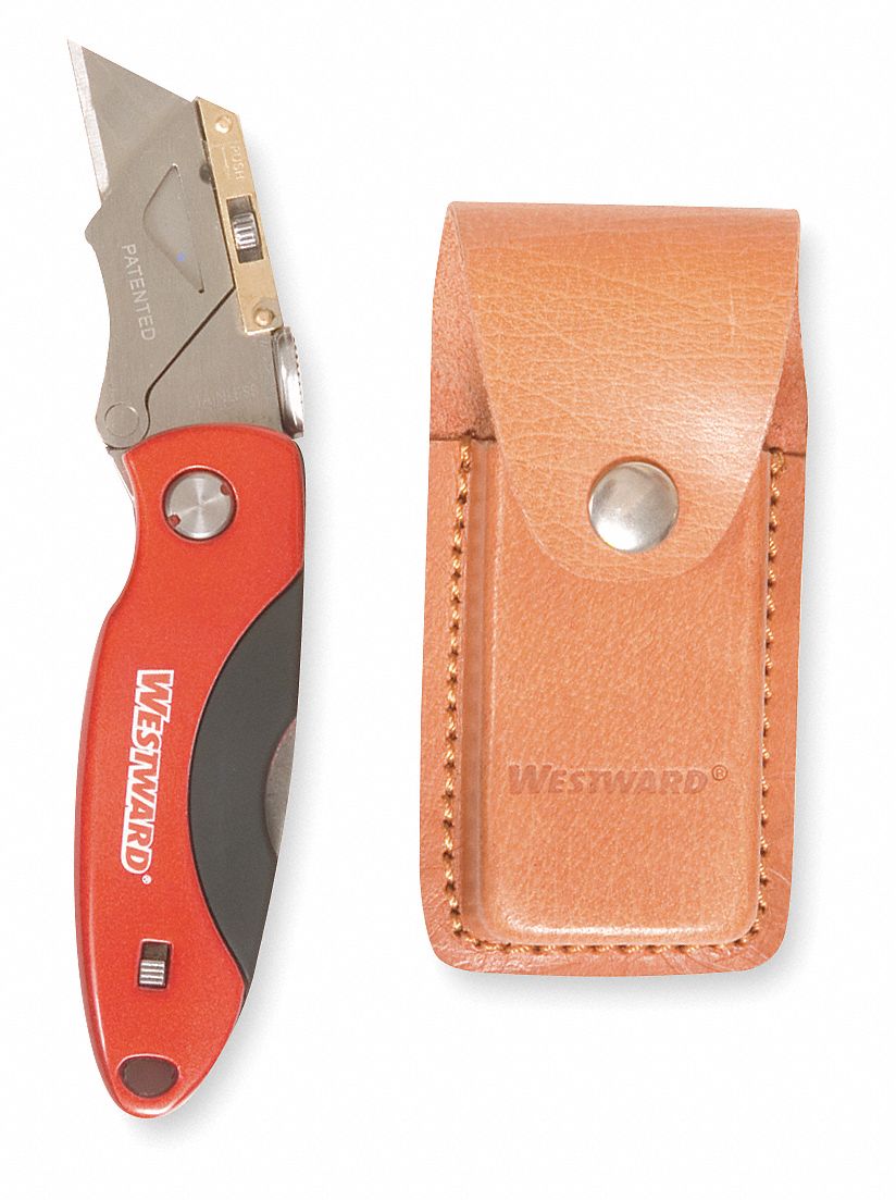 1YJE1 - Folding Knife 7 In Clip Blade Orange