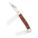 FOLDING POCKET KNIFE, 2 1/4 IN BLADE L, 3 1/4 IN CLOSED L, 5 3/4 IN OVERALL L, STRAIGHT