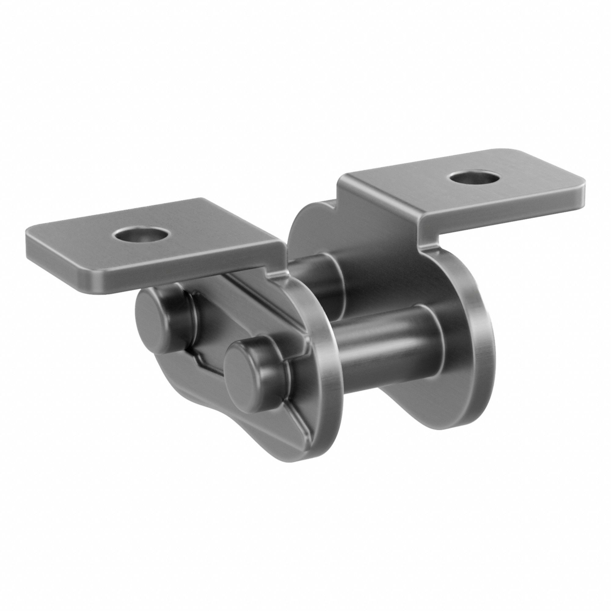Attachment Link: For Std Roller Chains, K-1, 35, Single Strand, 3/8 in Pitch, Steel, 5 PK