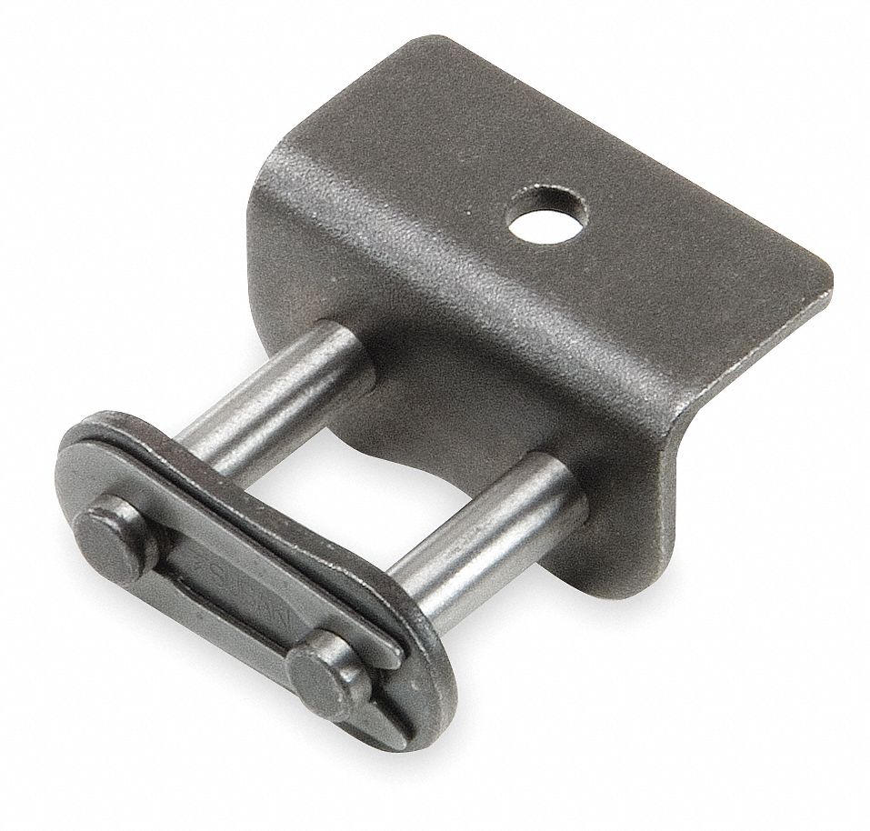 TSUBAKI Attachment Link 80 Industry Chain Size, Carbon Steel, 1 in
