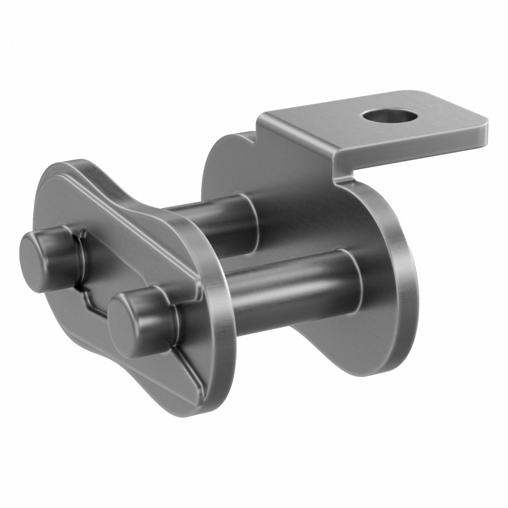 Attachment Link: For Std Roller Chains, A-1, 40, Single Strand, 1/2 in Pitch, Steel, 5 PK